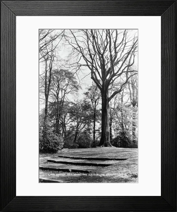 Framed Print : The Old Dueling Ground, Kenwood Framed Print : The Old Dueling Ground, Kenwood
