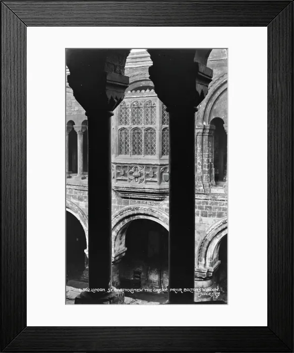 Framed Print : Prior Bolton's Window at St. Bartholomew the Great Framed Print : Prior Bolton's Window at St. Bartholomew the Great