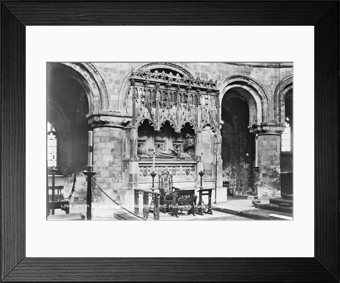 Framed Print : The Founder's Tomb at St. Bartholomew the Great Framed Print : The Founder's Tomb at St. Bartholomew the Great