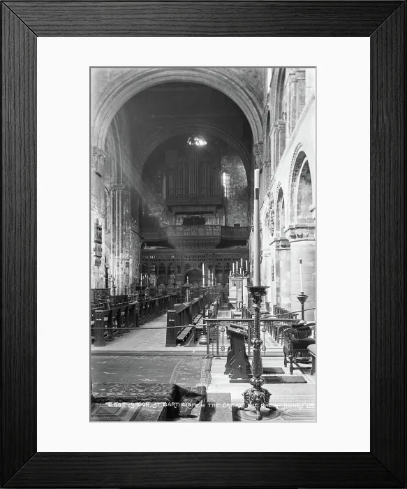 Framed Print : The Choir of St. Bartholomew the Great Framed Print : The Choir of St. Bartholomew the Great