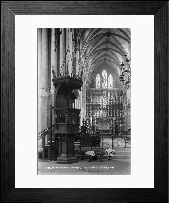 Framed Print : The Choir of Southwark Cathedral Framed Print : The Choir of Southwark Cathedral