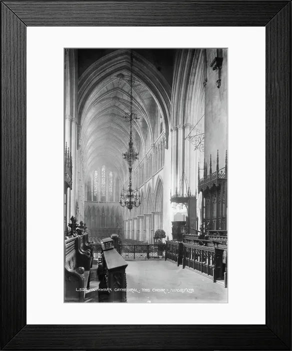 Framed Print : The Choir of Southwark Cathedral