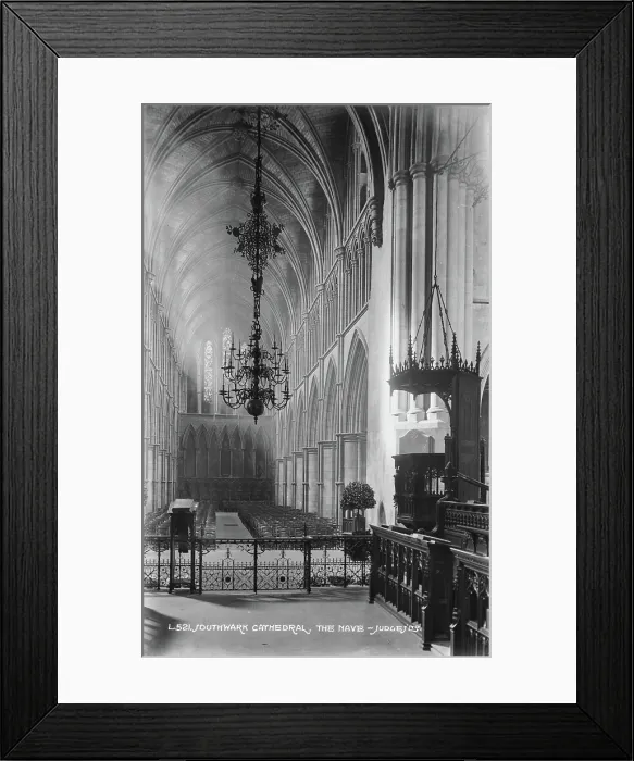 Framed Print : The Nave of Southwark Cathedral Framed Print : The Nave of Southwark Cathedral