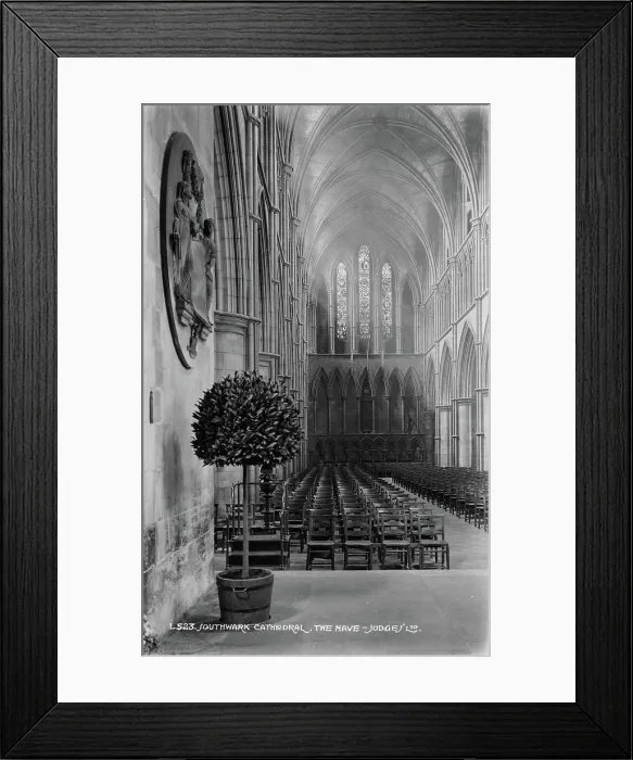 Framed Print : The Nave of Southwark Cathedral Framed Print : The Nave of Southwark Cathedral