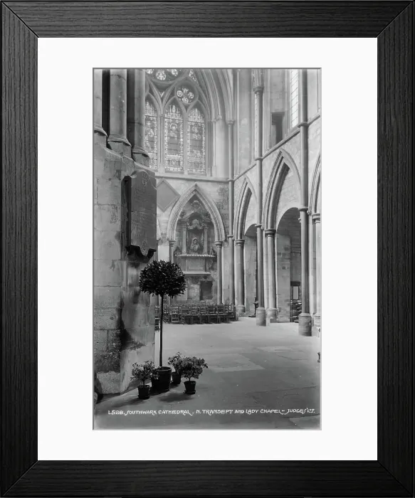 Framed Print : North Transept and Lady Chapel of Southwark Cathedral Framed Print : North Transept and Lady Chapel of Southwark Cathedral