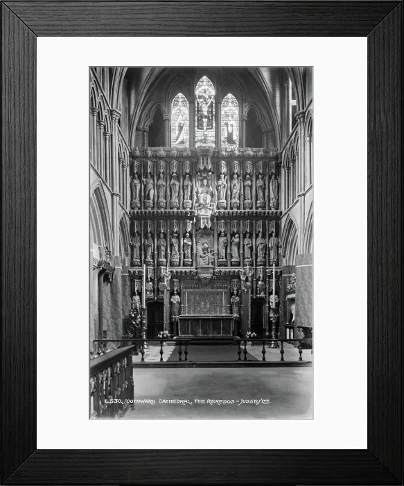 Framed Print : The Reredos of Southwark Cathedral Framed Print : The Reredos of Southwark Cathedral