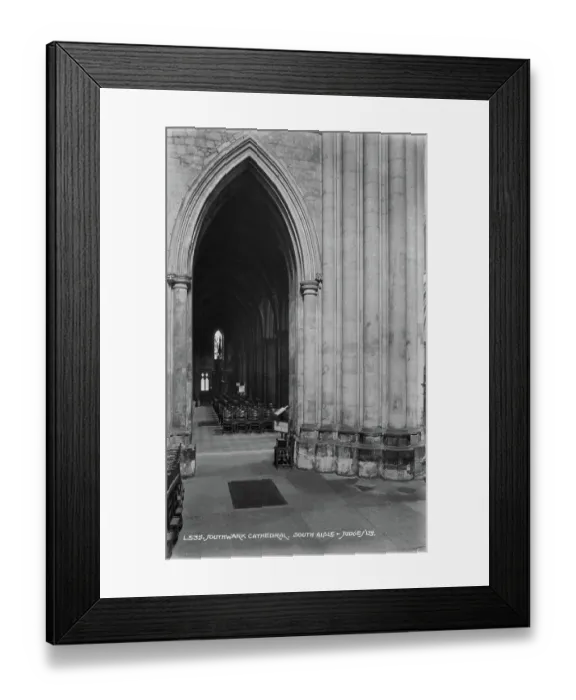 Framed Print : South Aisle of Southwark Cathedral Framed Print : South Aisle of Southwark Cathedral