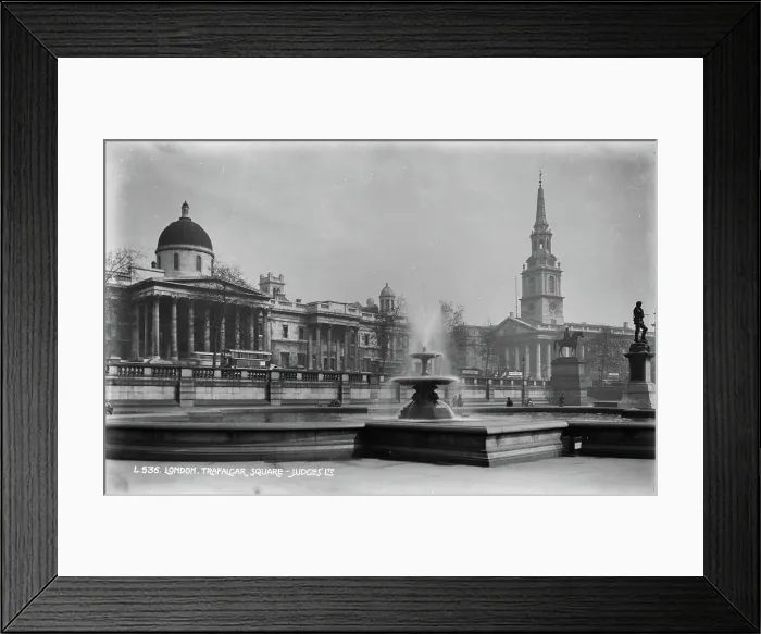 Framed Print : Trafalgar Square in London Framed Print : Trafalgar Square in London