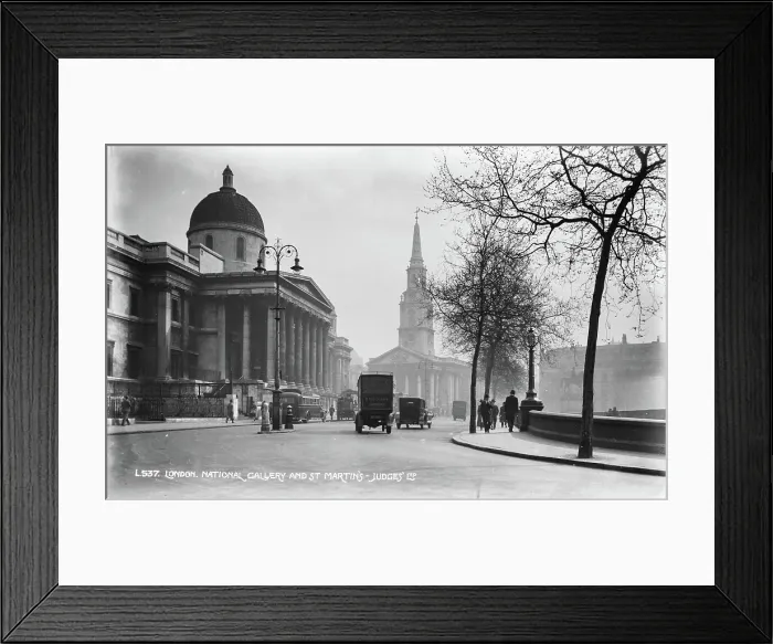 Framed Print : London National Gallery and St Martin's Framed Print : London National Gallery and St Martin's
