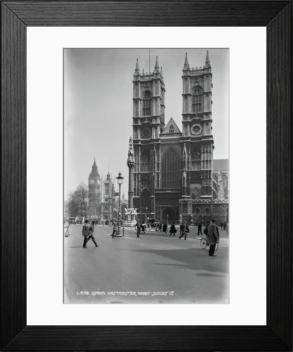 Framed Print : Westminster Abbey and Surroundings Framed Print : Westminster Abbey and Surroundings