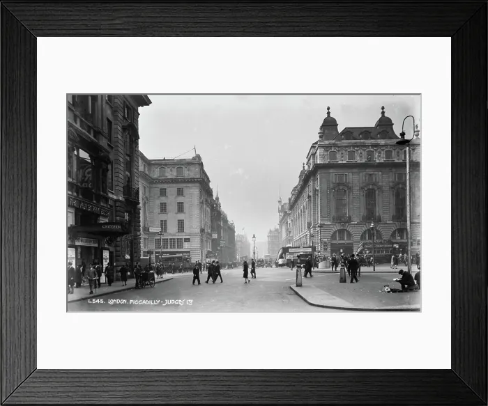 Framed Print : London Piccadilly in the Past Framed Print : London Piccadilly in the Past