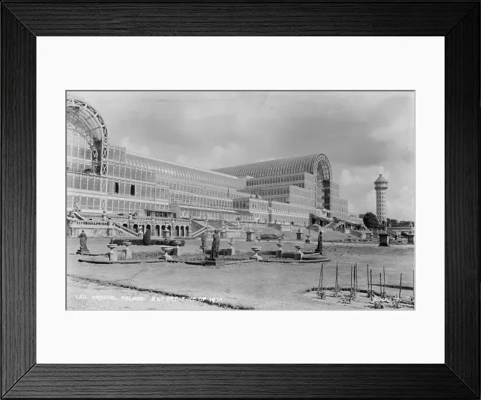 Framed Print : Crystal Palace Before the Fire of 1936 Framed Print : Crystal Palace Before the Fire of 1936