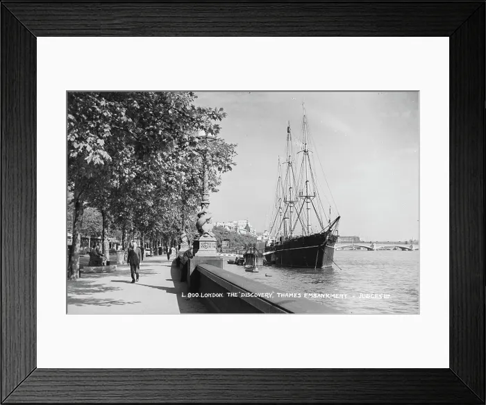Framed Print : The Discovery at Thames Embankment Framed Print : The Discovery at Thames Embankment
