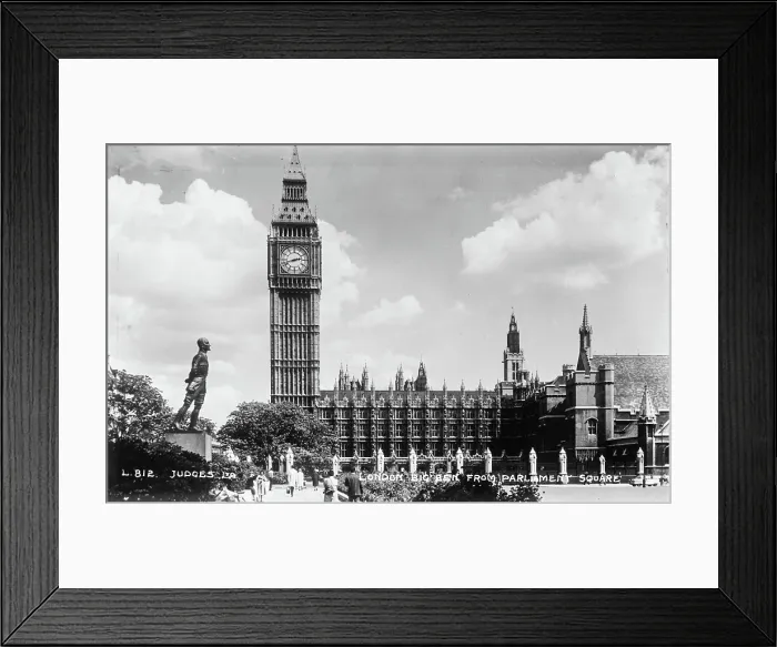 Framed Print : London Big Ben from Parliament Square Framed Print : London Big Ben from Parliament Square