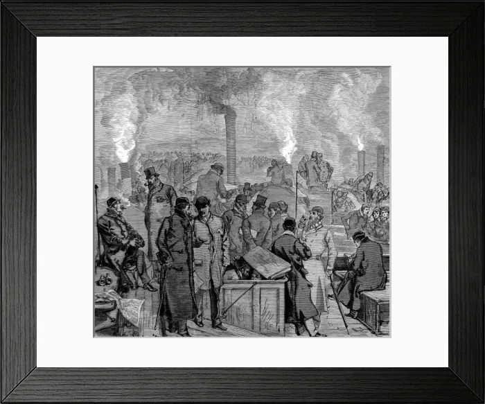 Framed Print : The Press Boat in Fog on the day of the Boat Race, 1880 Framed Print : The Press Boat in Fog on the day of the Boat Race, 1880