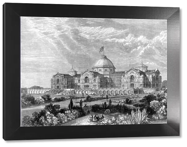 Design for Alexandra Palace, London, 1864