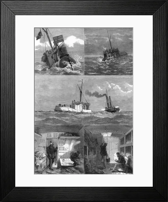 Framed Print : Voyage of the Obelisk Ship Cleopatra to London, 1878 Framed Print : Voyage of the Obelisk Ship Cleopatra to London, 1878