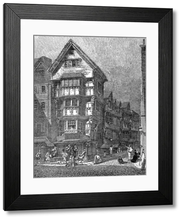 Framed Print : Isaac Waltons House, Chancery Lane, London Framed Print : Isaac Waltons House, Chancery Lane, London