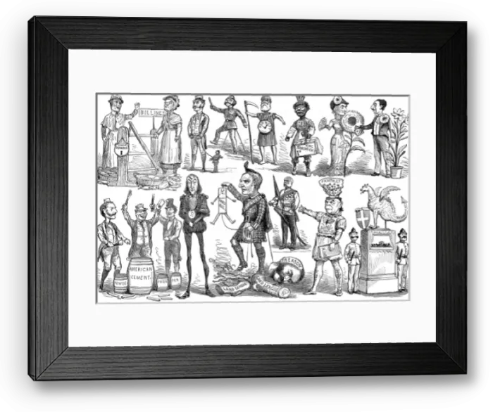 Framed Print : Exhibition of Guys at the Alexandra Palace, November 1881 Framed Print : Exhibition of Guys at the Alexandra Palace, November 1881