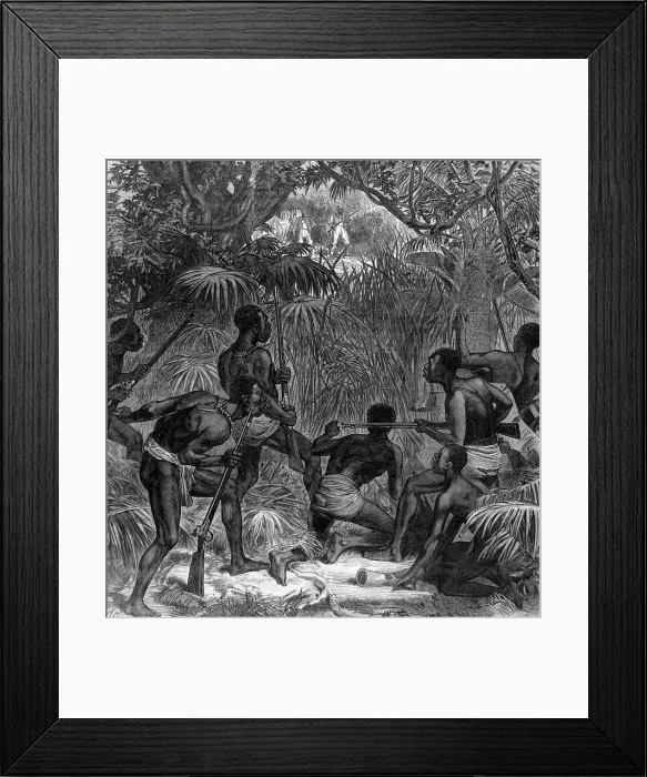 Framed Print : The Ashanti War (1873-74) - Ashantis in ambush Framed Print : The Ashanti War (1873-74) - Ashantis in ambush