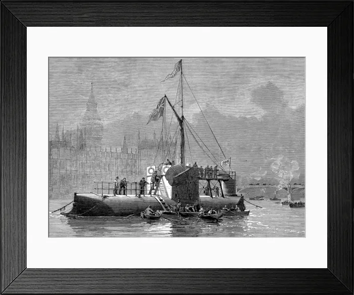 Framed Print : The Obelisk Ship Cleopatra, Westminster, 1878 Framed Print : The Obelisk Ship Cleopatra, Westminster, 1878