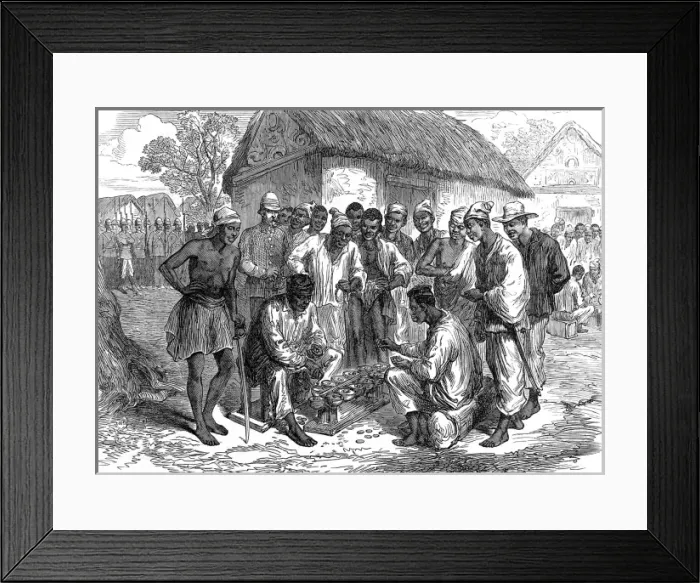 Framed Print : The Ashanti War (1873-74) - Native soldiers recreation Framed Print : The Ashanti War (1873-74) - Native soldiers recreation