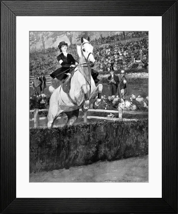 Framed Print : The International Horse Show, Olympia, London, 1908 Framed Print : The International Horse Show, Olympia, London, 1908