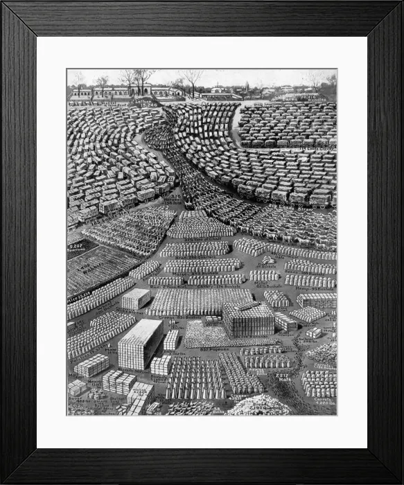 Framed Print : A Years Food for the Animals of London Zoo, 1913 Framed Print : A Years Food for the Animals of London Zoo, 1913