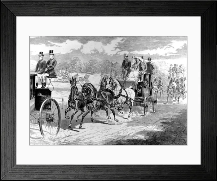 Framed Print : The Alexandra Park Horse Show, London, 1875 Framed Print : The Alexandra Park Horse Show, London, 1875