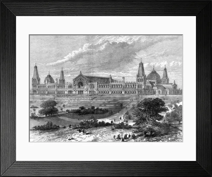 Framed Print : The Alexandra Palace, London, 1875 Framed Print : The Alexandra Palace, London, 1875