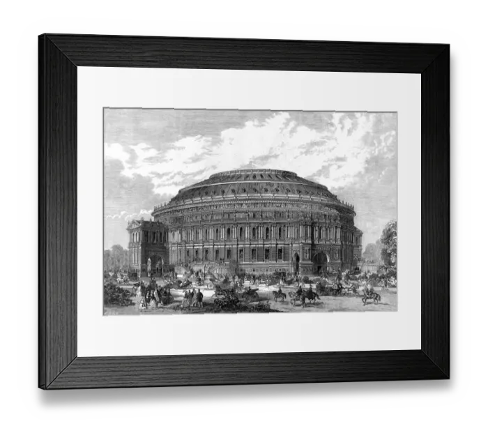 Framed Print : The Royal Albert Hall, London, 1867 Framed Print : The Royal Albert Hall, London, 1867