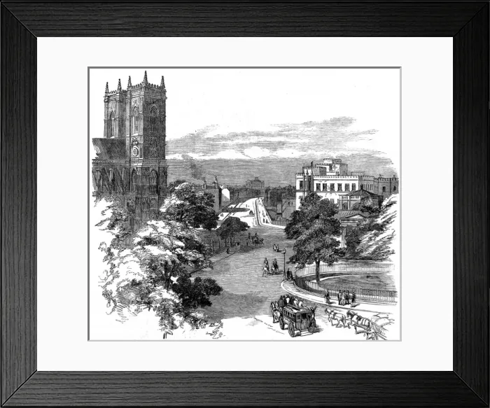Framed Print : Victoria Street, Westminster, 1851 Framed Print : Victoria Street, Westminster, 1851