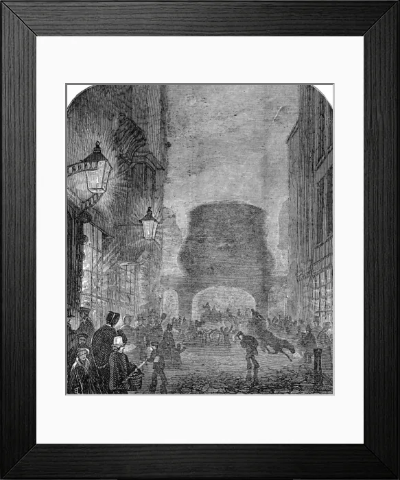 Framed Print : Fog in London, 1844 Framed Print : Fog in London, 1844