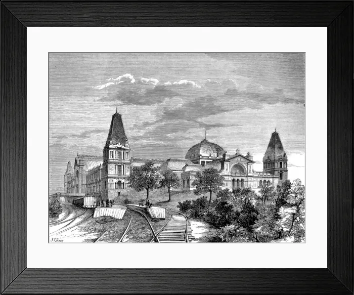 Framed Print : The Alexandra Palace, 1875 Framed Print : The Alexandra Palace, 1875