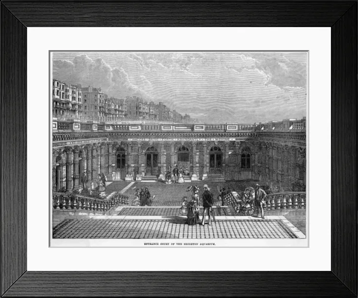 Framed Print : Brighton Aquariumd Framed Print : Brighton Aquariumd