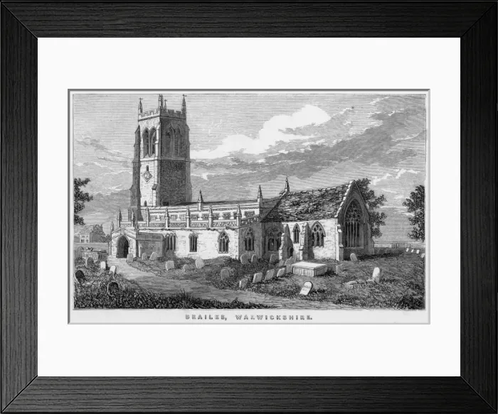 Framed Print : Brailes Church Framed Print : Brailes Church