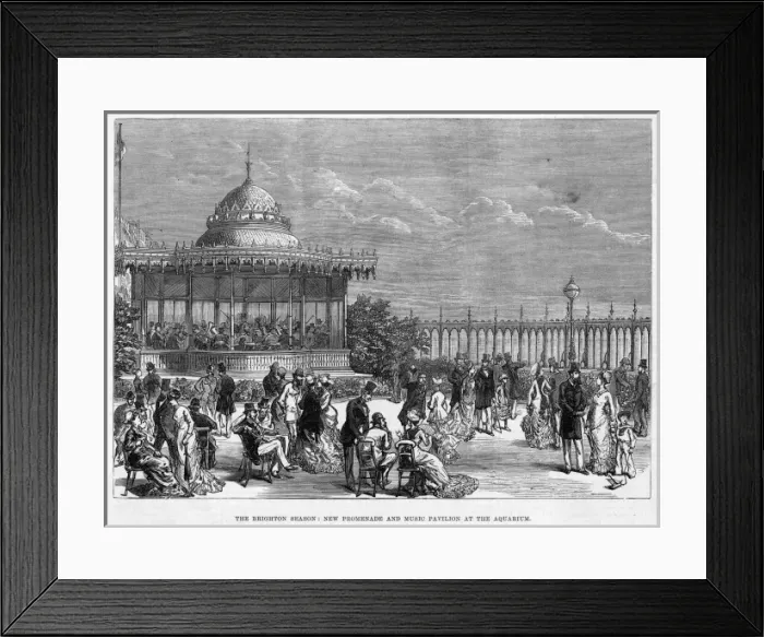 Framed Print : Brighton Promenade Framed Print : Brighton Promenade
