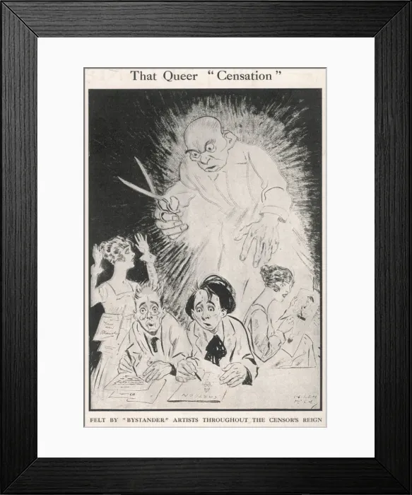 Framed Print : That Queer Censation Framed Print : That Queer Censation