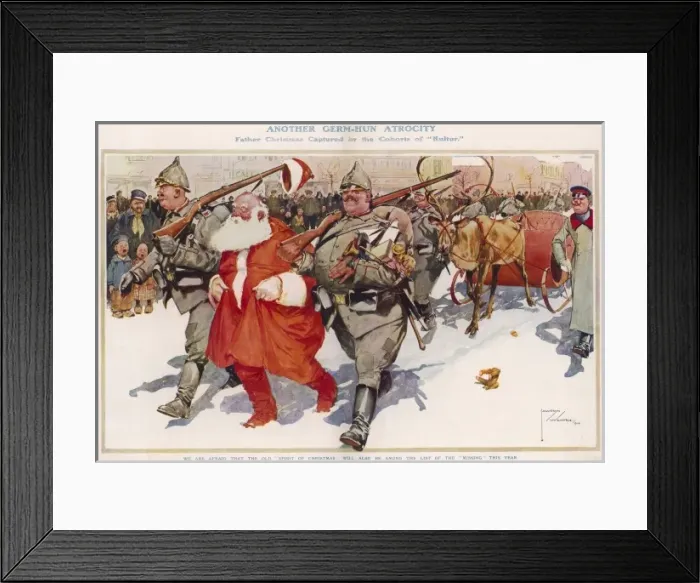 Framed Print : Santa Captured Framed Print : Santa Captured