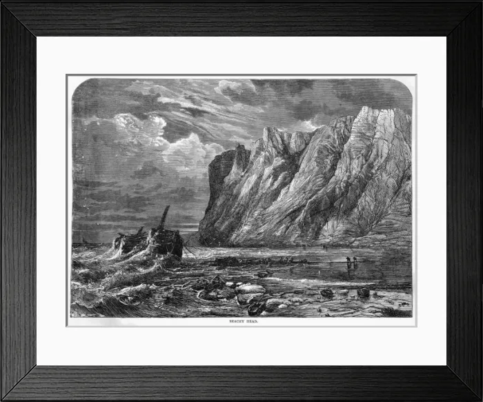 Framed Print : Beachy Head