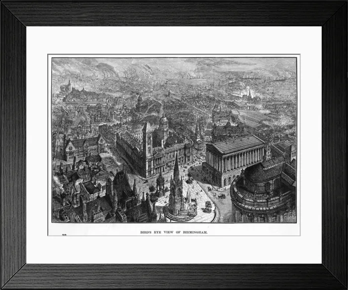 Framed Print : BIRMINGHAM Framed Print : BIRMINGHAM