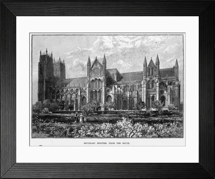 Framed Print : Beverley Minster Framed Print : Beverley Minster