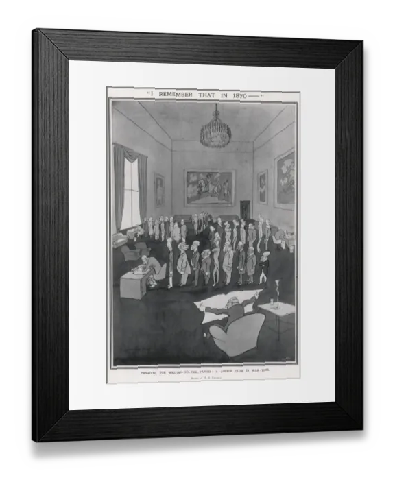 Framed Print : I Remember that in 1870 Framed Print : I Remember that in 1870