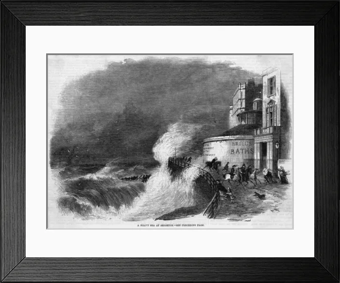 Framed Print : Brighton Rough Sea Framed Print : Brighton Rough Sea