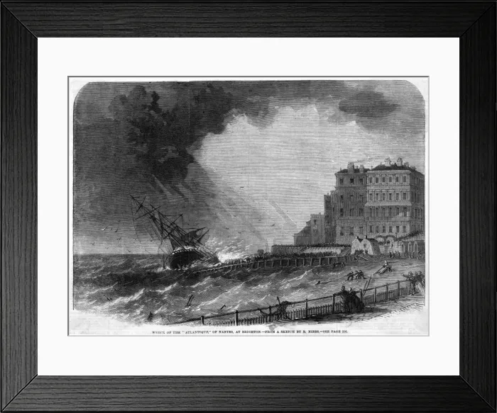 Framed Print : Atlantique Wrecked Framed Print : Atlantique Wrecked