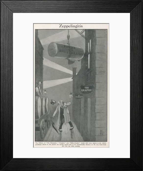 Framed Print : Zeppelingitis Framed Print : Zeppelingitis