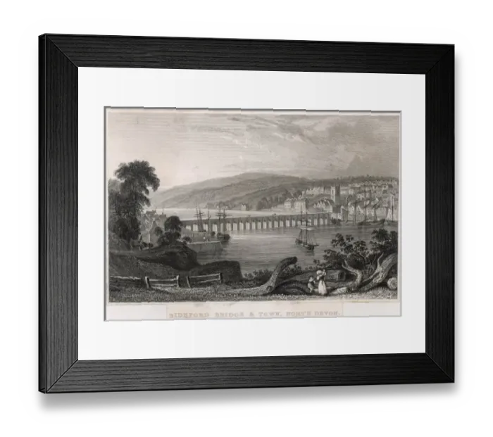 Framed Print : Bideford Devon Framed Print : Bideford Devon