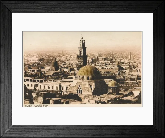 Framed Print : General View of Cairo, Egypt Framed Print : General View of Cairo, Egypt