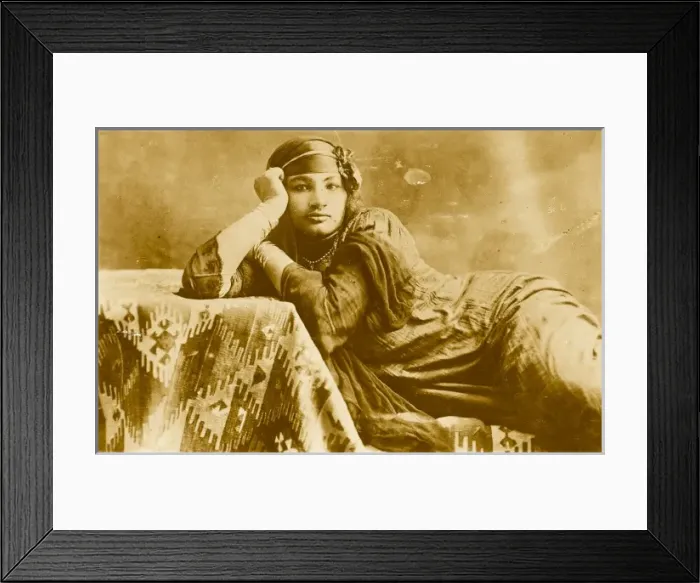 Framed Print : An Egyptian woman reclining Framed Print : An Egyptian woman reclining