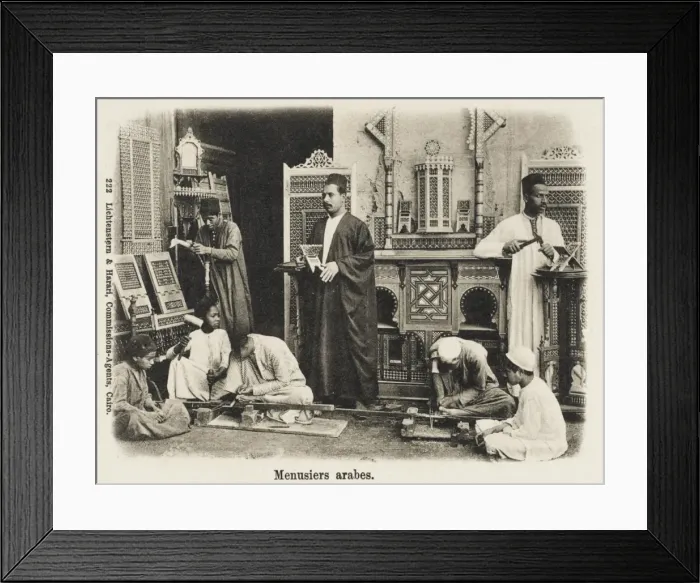 Framed Print : Arab Carpentry Shop, Cairo, Egypt Framed Print : Arab Carpentry Shop, Cairo, Egypt